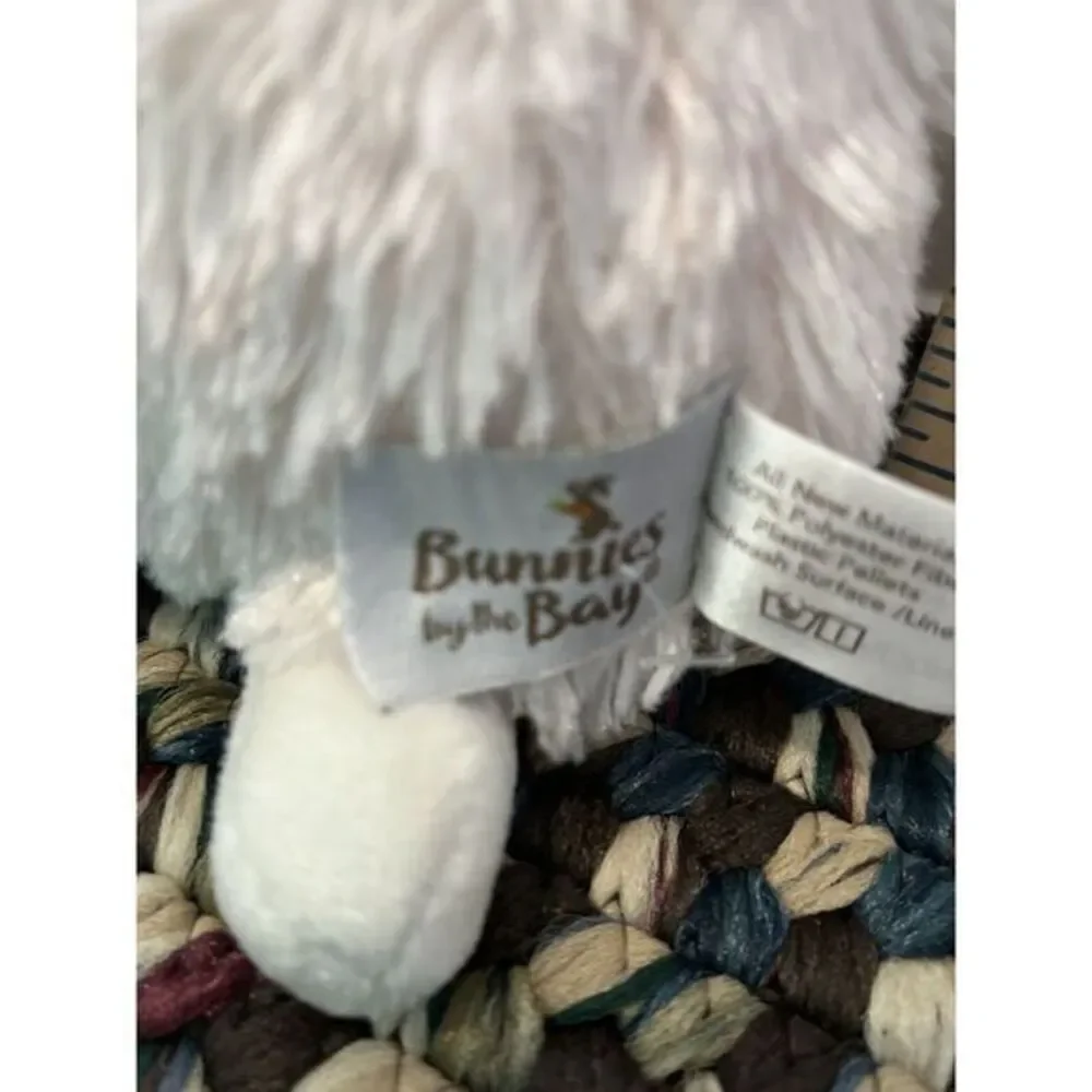 Bunnies by the Bay Wee Petal Bunny Rabbit Pink Fluffy Stuffed Plush Baby‎ Toy 7
